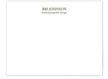 Garden Vines Business Stationery Cards