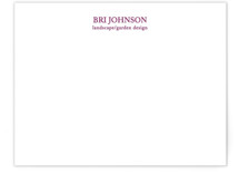 Garden Vines Business Stationery Cards