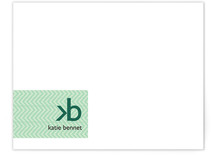 Monogram Logo Business Stationery Cards