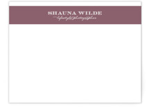 Shauna Stripe Business Stationery Cards