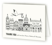Vintage Storybook Birth Announcements Thank You Cards