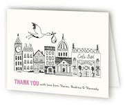 Vintage Storybook Birth Announcements Thank You Cards