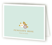 Flower Child Birth Announcements Thank You Cards