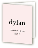 float + tiny heart Birth Announcements Thank You Cards