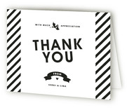 Vintage Label Birth Announcements Thank You Cards