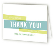 Bold Babe Birth Announcements Thank You Cards
