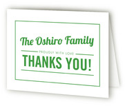 New Baby in Town Birth Announcements Thank You Cards
