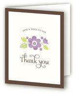 Vintage Yellow Floral Birth Announcements Thank You Cards