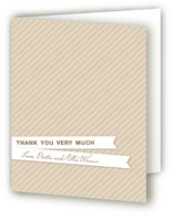 Paper Clipped Flags Birth Announcements Thank You Cards