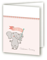 Welcome Elephant Birth Announcements Thank You Cards