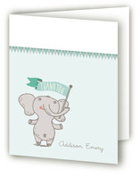 Welcome Elephant Birth Announcements Thank You Cards
