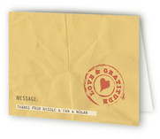 Telegram Birth Announcements Thank You Cards