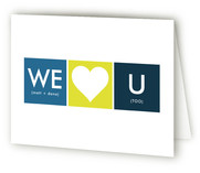 We Heart Baby Birth Announcements Thank You Cards