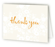 Vintage Eyelet Birth Announcements Thank You Cards