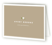 Sweet Gardenia Birth Announcements Thank You Cards