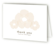 Soft Petals Birth Announcements Thank You Cards