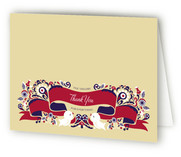Whimsy Ribbon Birth Announcements Thank You Cards