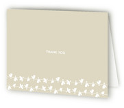 Petal Monogram Birth Announcements Thank You Cards