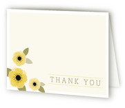 New Born Poppy Birth Announcements Thank You Cards