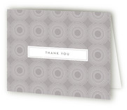 Stylish Rings Birth Announcements Thank You Cards