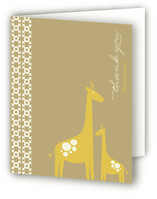 Love Giraffe Birth Announcements Thank You Cards