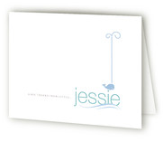 modern splash Birth Announcements Thank You Cards