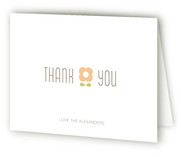 petal pattern Birth Announcements Thank You Cards