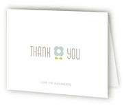 petal pattern Birth Announcements Thank You Cards