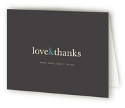 Pop of Color Birth Announcements Thank You Cards