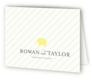 petit elefant Birth Announcements Thank You Cards
