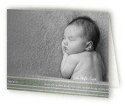 simply stripes Birth Announcements Thank You Cards