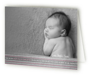simply stripes Birth Announcements Thank You Cards