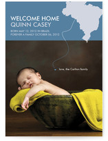 Welcome Home Adoption Birth Announcements