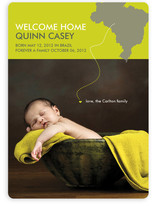 Welcome Home Adoption Birth Announcements