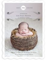 Luxe Flourish Birth Announcements
