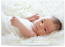Greatest Gift Birth Announcements