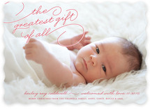 Greatest Gift Birth Announcements