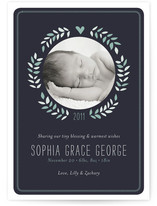 Sweet Wreath Birth Announcements