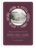 Sweet Wreath Birth Announcements