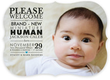 Mini Human Birth Announcements