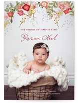 Fleur de Noel Birth Announcements