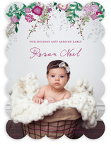 Fleur de Noel Birth Announcements