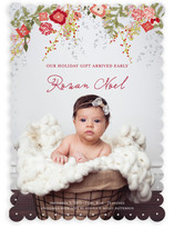 Fleur de Noel Birth Announcements