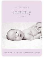 Bebe Chic Birth Announcements