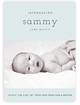Bebe Chic Birth Announcements