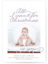 All I Want Birth Announcements