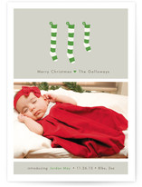 A New Stocking Birth Announcements