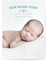 Peaceful Wishes Baby Birth Announcements