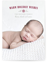 Peaceful Wishes Baby Birth Announcements