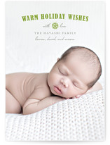 Peaceful Wishes Baby Birth Announcements
